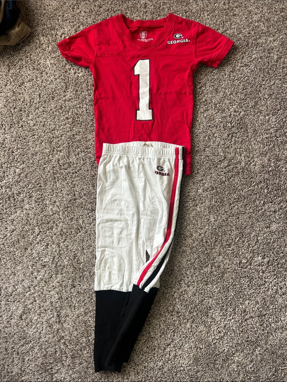 Wes and Willy Kid UGA Pajamas